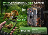 UL-TECH 4K WiFi Trail Camera 48MP 0.2s Trigger Game Camera Camo TC-B-DL006-GN