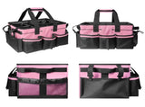 Large Canvas Cleaning Bag Multifunctional Storage Tool Bag with Handle and Crossbody Strap for Home V1192-AZ-W-24576