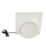 Solar Exhaust Fan 50W 6in ABS Protective Mesh IP67 Waterproof Ventilator for Greenhouses Pet Houses V1294-YM0703-3111230078711