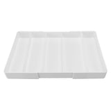 Kitchen Drawer Organizer ABS Plastic Simple Versatile Drawer Divider Tray for Bedroom Vanity Office V1294-YM0901-3118240223611