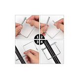 12 pcs Square Locking 5/16 Inch High Quality Galvanized Carbon Steel Safety Self Locking V1188-MS-227-2289