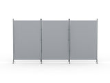 Artiss 3 Panel Room Divider Screen 260x180cm Fabric Grey RD-D-PLY-260-GY