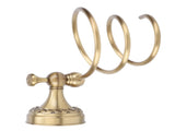 Antique Hair Dryer Holder Wall Mounted Household Spiral Blow Dryer Rack Organizer for Bathroom V1294-YM0901-3112240047811