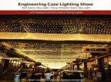 Extended LED Twinkling Star String Lights Plugin, Durable For Backyard Camping Tree Decoration, V1221-XM-LB8330-GM243