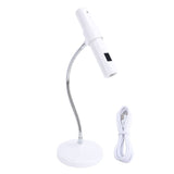 Mini Nail Gel Lamp 30s 60s Timing Portable 360 Deg Adjustable Neck Touch Control Rechargeable LED V1294-YM0901-3119240149011