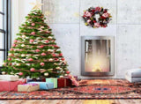 Christmas Wreath Handcraft Peony Wreath Artificial Spring Garland Wreath for Door Wall Wedding Party V1294-YM0717-10101620