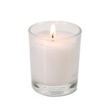 25 White Wax Clear Glass Holder Votive Candle - Wedding Event Centrepiece Table Decoration V382-25CLEAR-GLASS-WHITE-WAX