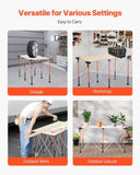 Portable Folding Workstand, 1266 x 665 mm Collapsible Workbench, 1135 kg Weight Capacity, No V952-BXSGZTPPSL4F8JA6T001V0