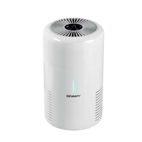 Devanti Air Purifier HEPA Filter Home Purifiers Dust Sensor PM2.5 Remover PURI-D-300A-WH