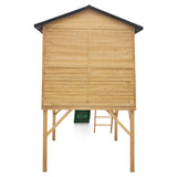 Lifespan Kids Burleigh Cubby House with 2.2m Slide V572-LKCH-BUR-GN