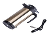 850mL 12V Portable in Car Stainless Steel Electric Heating Cup Boiling Water Bettle Travel Use V1294-YM0722-JYA02657