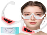 Eye Contour Beauty Goggles Portable Anti-Aging Eye Massager with Vibration & Light Function, V1107-CS-YBAMY