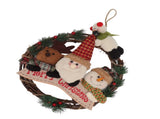 Christmas Wreath Fadeless Durable Joyful Vibes Rich Bright Colors Grapevine Wreath for Door Window V1294-YM0512-3115220135112