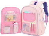 Girls Backpack Elementary School, Bunny Backpack for girls Cute Kids Laptop Bag Kindergarten V1370-AZ4-05500