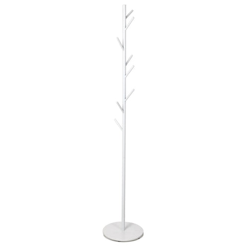 Levede Coat Rack Hat Clothes Stand Hanger White DH1024-WH