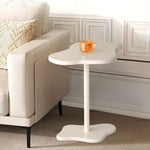 SOGA 2X 42x28cm White Minimalist Cloud Shaped Table Durable Stylish Accent for Home Dcor SIDETAB42X2