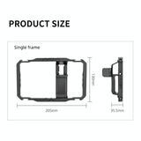 Vlogging Live Broadcast Smartphone Video Rig With Led Light And Mic PRL-6412ACD
