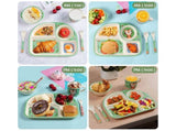 Bamboo Babies tableware set, 5-piece tableware set plate, bowl, spoon, fork, cup, recycled natural V1263-JX-2291