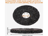5 pcs Grinding Disc, 125 X 22 Mm, Abrasive Disc For Angle Grinder, Csd Abrasive Disc Coarse V1188-MS-227-2804