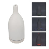 Ceramic Essential Oil Diffuser Ultrasound Aromatherapy Diffuser Quiet Waterless Auto Off Long Mouth V1294-YM0901-3113230285014