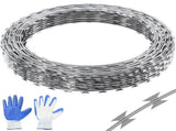 Razors, 246 ft Razor Barbed, 5 Rolls Razor Fencing Razor Fence, Razor Ribbon Barbed V952-JSSWDPCS250YXWEIKV0