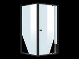 Semi Frameless Shower Screen x 195cm Side AS/NZS Glass V63-824461