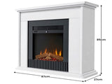 Dimplex 2kW Mini Mantle Embassy Suite Electric Fireplace with Optiflame ESY16-AU