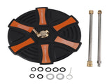 13 Inch Pressure Washer Surface Cleaner 2500PSI Working Pressure 1/4 Inch Quick Plug with 2 V1294-YM0901-3111240003911