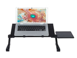 Laptop Desk with Mouse Board Portable Aluminum Alloy Adjustable Folding Computer Stand V1294-YM0901-3116200058911