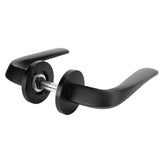 Entry Door Handle Lock Locking Lever Handle Set Reversible for Right Left Sided DoorsI Style V1294-YM0721-3114200099012