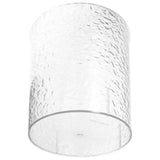 Medium Clear Trash Bin with Wave Design for Kitchen and Bathroom Waste Disposal V1369-AZ3-W-22698