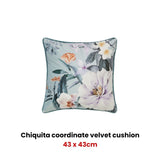 Bianca Chiquita Square Filled Cushion 43 x 43cm V442-BCA-CUSHION-CHIQUITA-GREEN-SQ