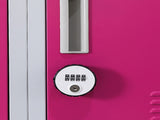 12-Door Locker for Office Gym Shed School Home Storage - 4-Digit Combination Lock V63-838921