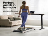 Artiss 360mm Treadmill Electric Walking Pad with 140cm Automatic Standing Desk SDTM-114G-BKRB-140-360PAD