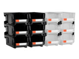 Plastic Stackable Bins, 37.7 x 21.5 x 18 cm , Plastic Containers for Organizing & V952-DDWLX12GZ14L7T773001V0