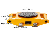 4PCS Machinery Skate Dolly Mover Skate 26455LBS/12T 4 Carbon Steel Wheels V952-GYXTKHSGFG46TAFK1V0