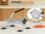 Commercial Vegetable Slicer, 1/4 inch Fruit Slicer, Stainless Steel and Aluminum Alloy Vegetable V952-FQQPJWS14INCM6M4PV0