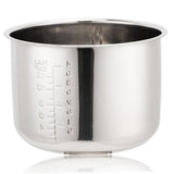 Stainless Steel Rice Cooker Inner Pot 5L,with Scale for Replacement V1366-AZ2-W-21681