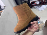 Women's Waterproof Snow Boots, Warm Fleece-Lined Winter Boots with Non-Slip Outdoor Sole for Cold V1189-LC-DG-00240