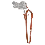 Brown Adjustable Genuine Leather Camera Strap - Crossbody Shoulder Sling for DSLR/SLR V888-ELOSUNG23943