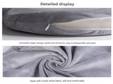 Purple Memory Foam Seat Cushion - 44 x 35 x 6 cm Polyester Chair Pad, Anti-slip bottom,Thickened V888-ELOSUNG56049-1