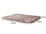 PaWz Dog Mat Pet Calming Bed Memory L Coffee Large PT1139-L-CF_NZ