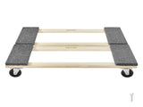 Furniture Dolly, 454kg Each Load Capacity, 2 Packs, 457.2x762mm, 8x76mm PP Swivel Casters, Heavy V952-WGC1830INCHMZV40OV0