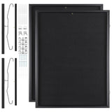 2PCs Jersey Display Frame Case, 590 x 790 x 40 mm, Large Lockable Sport Jersey Shadow Box with 98% V952-QYZSKJZX2333OS400V0