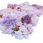 Artificial Flower Wall Backdrop Panel 40cm X 60cm Faux Pink Flowers V77-1193825