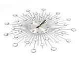 Fashion Luxury Diamond studded Metal Wall Clock Living Room Bedroom Decor V1294-YM0901-JY01479