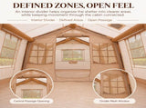Weisshorn Inflatable Cabin Tent 300x400cm Side Awning Roof Skylight XFSK-KH-TD-PT