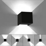 LED Wall Light Cube 12W Waterproof Outdoor Indoor Lighting Fixtures Cool V201-W12054410