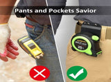 2 Pack Tape Measure Holder for Belt, Low-Profile Tape Measure Belt Clip, Fits up to Tool Belt, Tape V1192-AZ-W-2769
