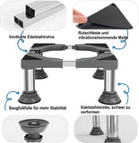 Washing machine base with vibration-damping legs, strong load-bearing, non-slip, practical, 21-24cm V1188-MS-325-0198